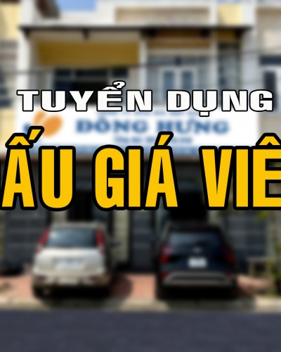 Tuyển dụng Đấu giá viên